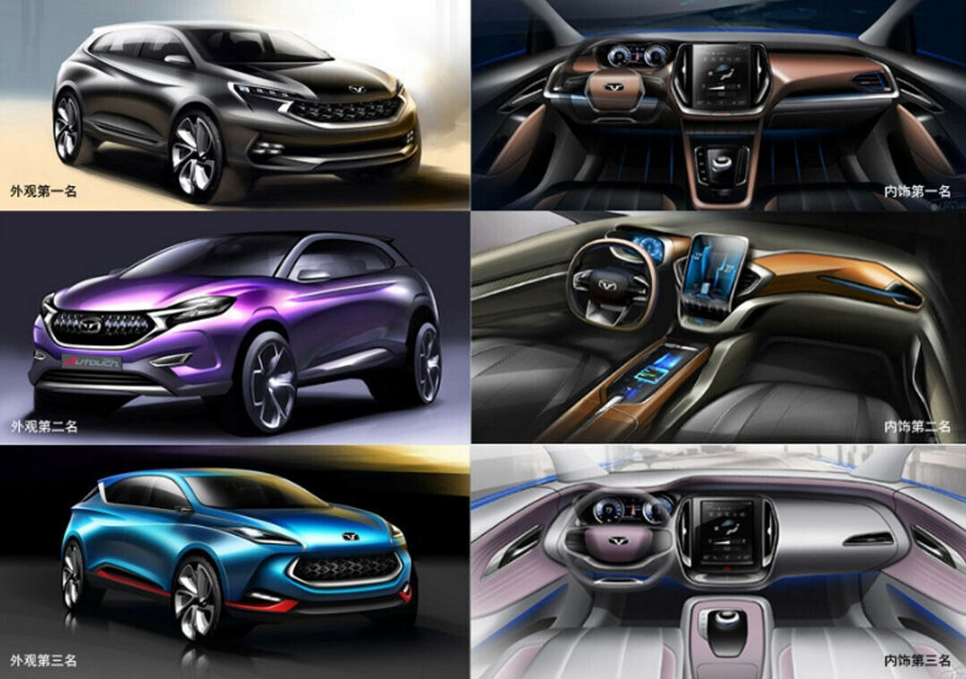 Der Hersteller Cowin Auto lässt die Internet-Community über die besten Designentwürfe abstimmen