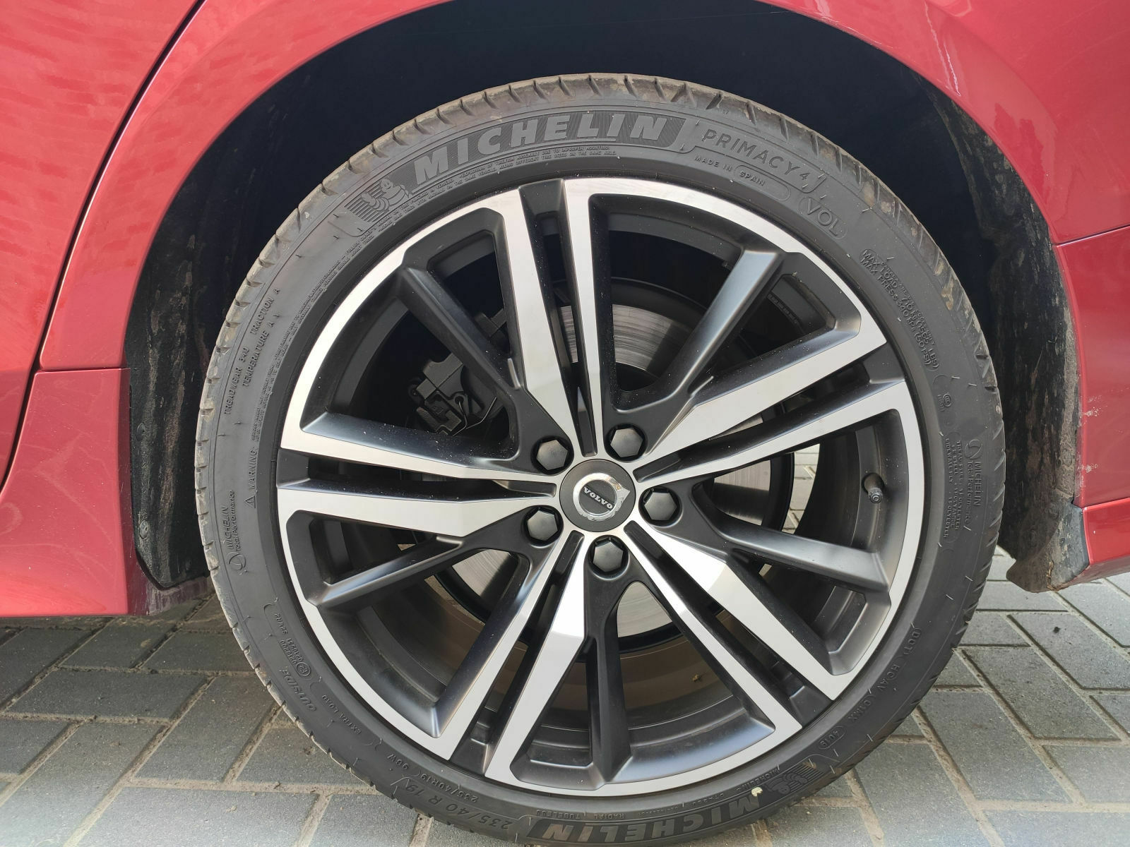 Schwarze Anbauteile V60 II R