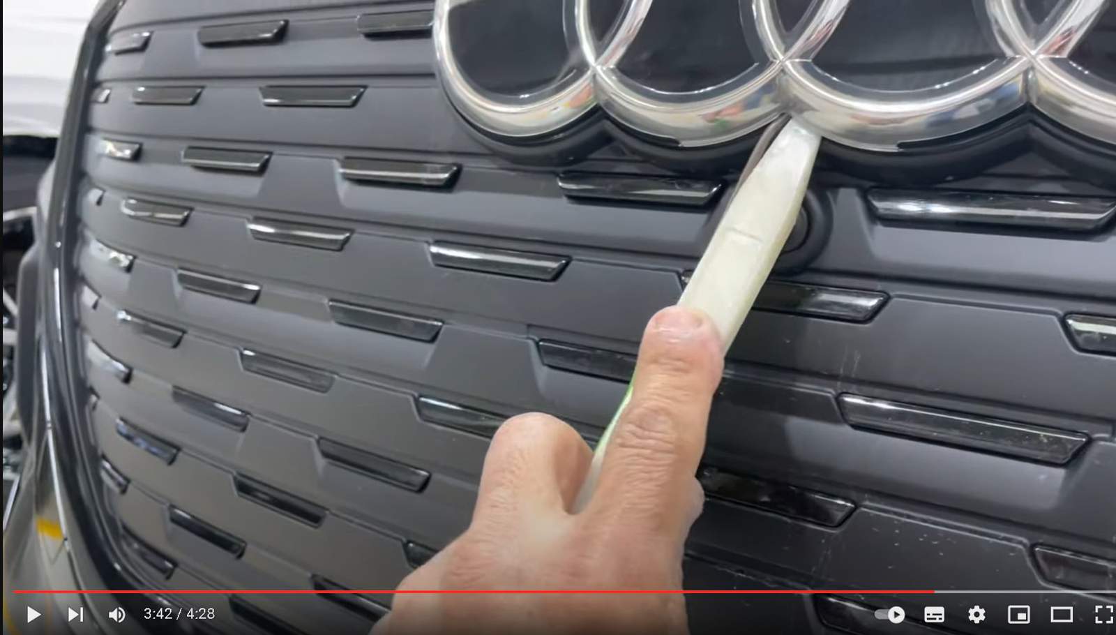 Für Audi Q7 4L 4M Q8 Q8 E-tron Original Audi Black Edition Ringe Logo 2D Schwarz