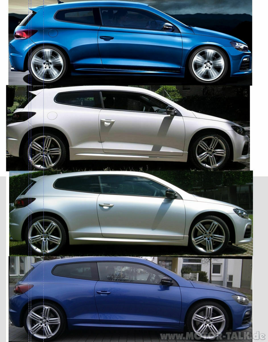 Scirocco R und R-Line: ab 2011 mit dachspoiler vom normalen rocco?