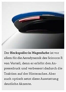 Scirocco R und R-Line: ab 2011 mit dachspoiler vom normalen rocco?