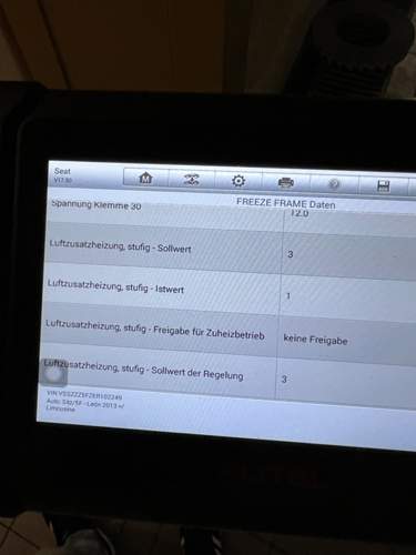 Fehlerdetail (ist/soll Unterschied)