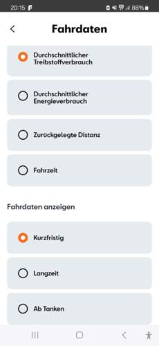 Fahrdaten