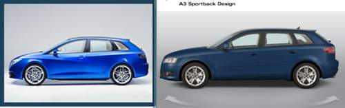 Vergleich IBZ - A3 Sportback