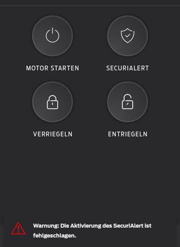 SecuriAlert nicht verfügbar