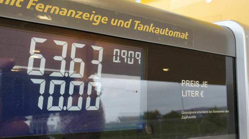 Dieselpreis bei Baden