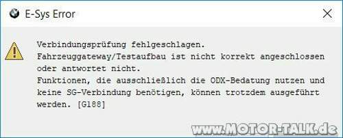 E-sys-fehler