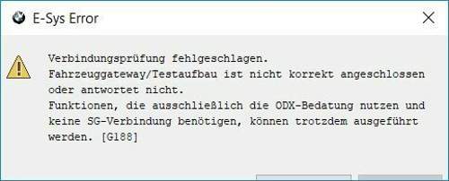 E-sys-fehler