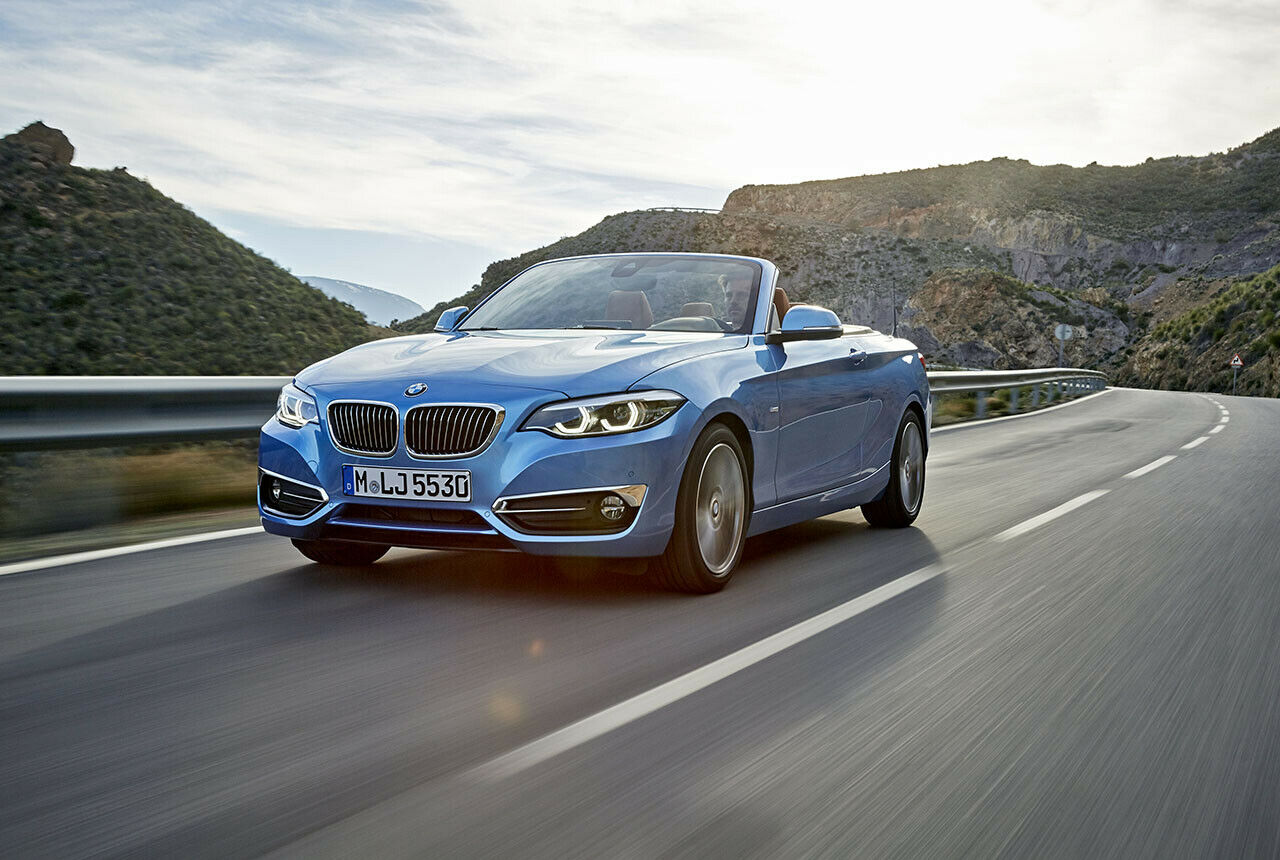 Die Lufteinlässe an der 2er-Front hat BMW fürs Modelljahr 2017 geringfügig überarbeitet