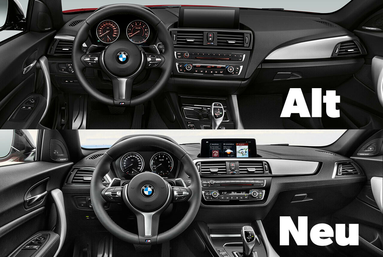 Vor allem im Innenraum ändert BMW bei der 2er-Reihe eine Menge. Die Gestaltung des Armaturenbretts wird ruhiger