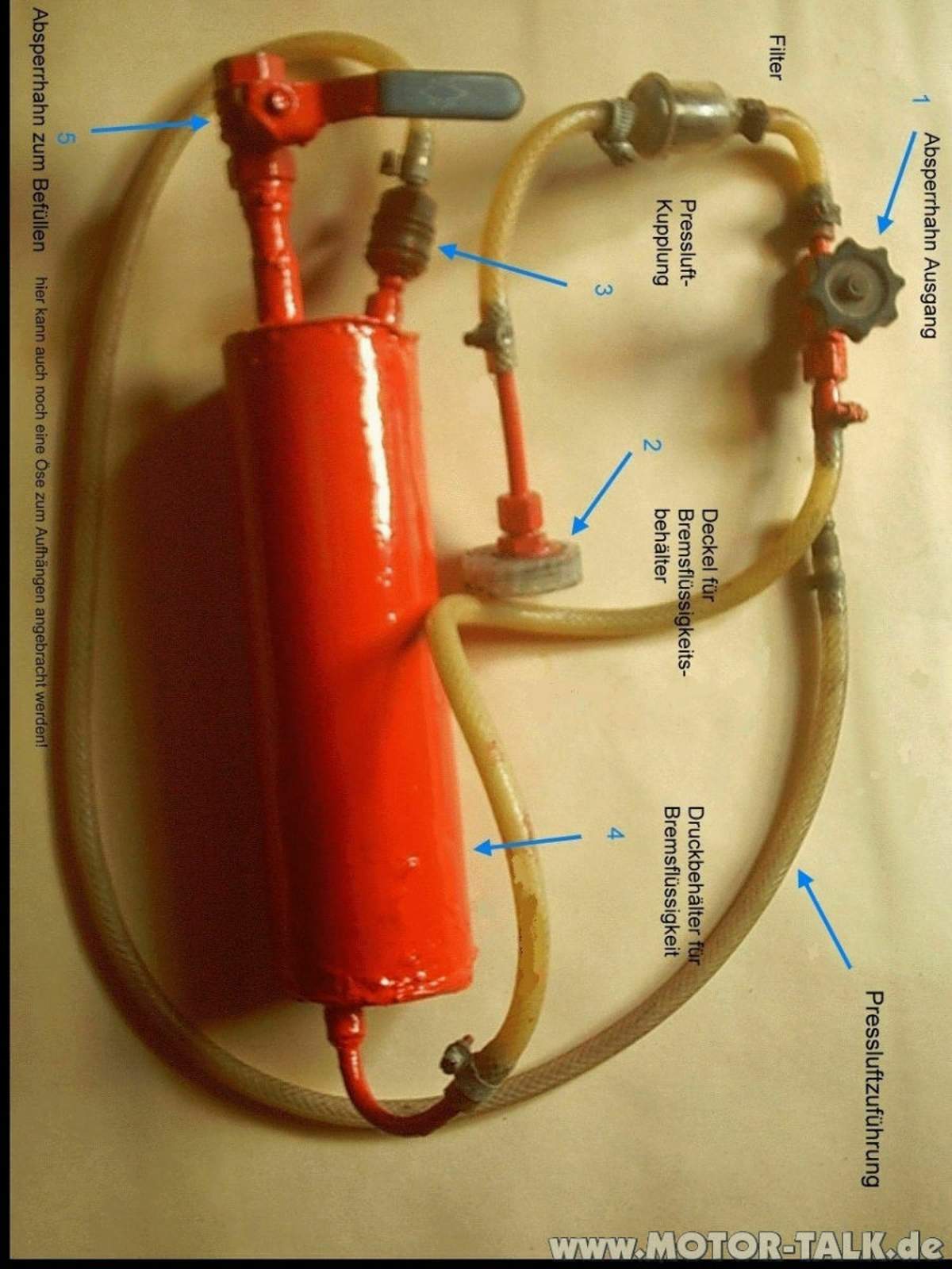 TOPBATHY 16-tlg. Bremsflüssigkeits Werkzeug Set - Bremsentlüftung Mit Adaptern