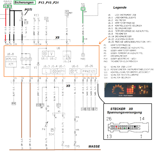 Lcd-stromrsorgung