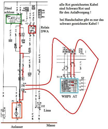Anlasserstromkreis