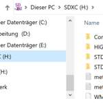 Verzeichnisse der Senderlogos auf SD-Karte