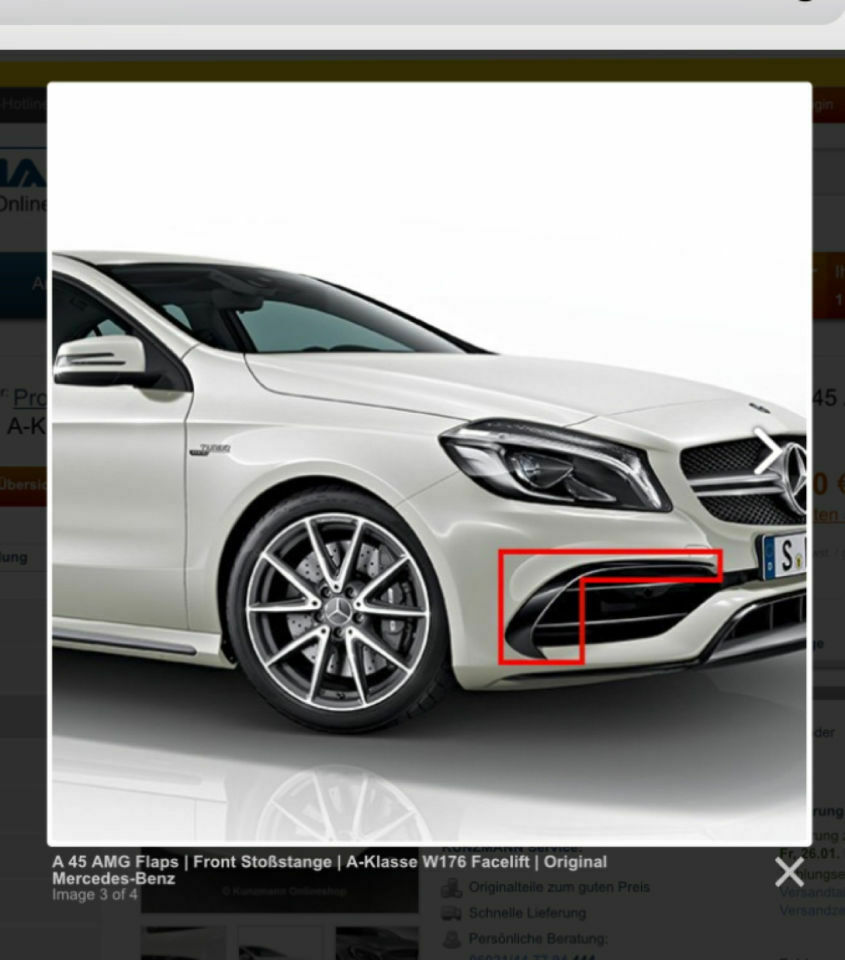 Seres verständnis..A-Klasse Aero Flaps (Facelift) an CLA