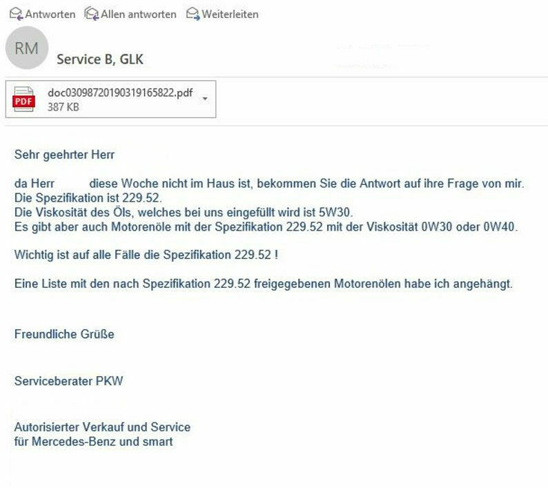 Service - mal wieder!