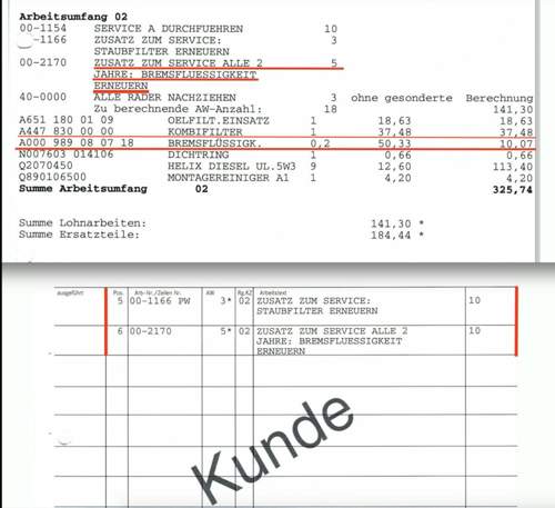 Service A in NFZ-Abtlg.