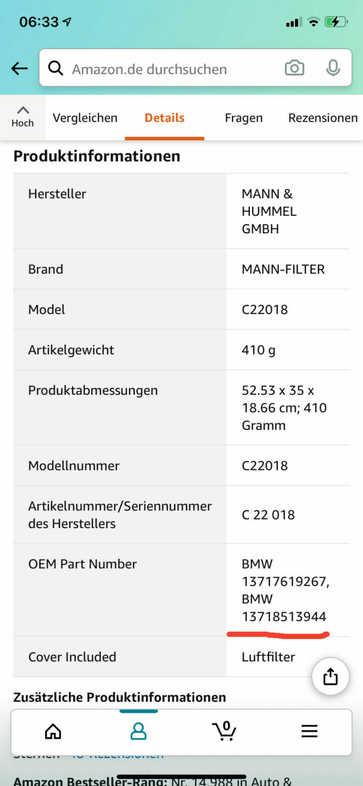 Service, groß oder klein, was wurde alles gemacht?