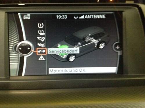 Menü "Fahrzeuginfo"