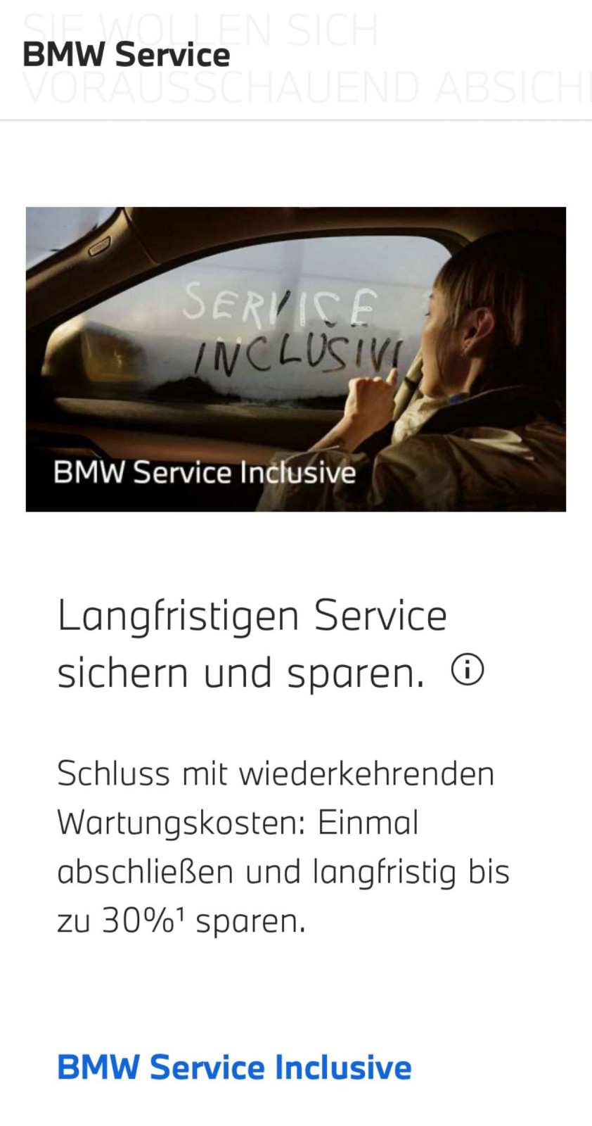 Service Inclusive - Ja oder Nein