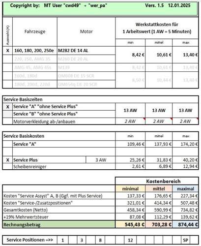 Vergleichskosten