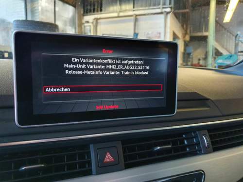 Variantenkonflikt beim Update