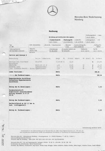 Service-A-Rechnung