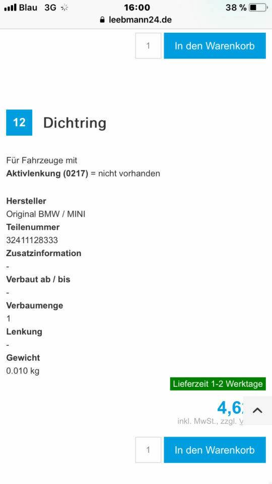 Servobehälter Ölfeucht was ist undicht?