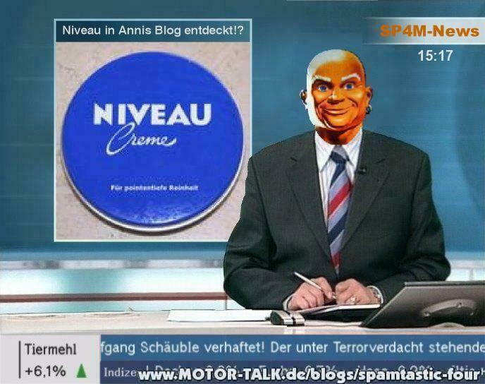 SFN - Eilmeldung: Niveau in Annis Blog entdeckt