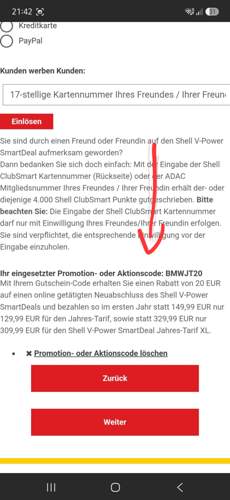 Shell Smart Deal Shell Smart Deal Rabatt Code? - Seite 3 - Den gibts schon seit viel ...