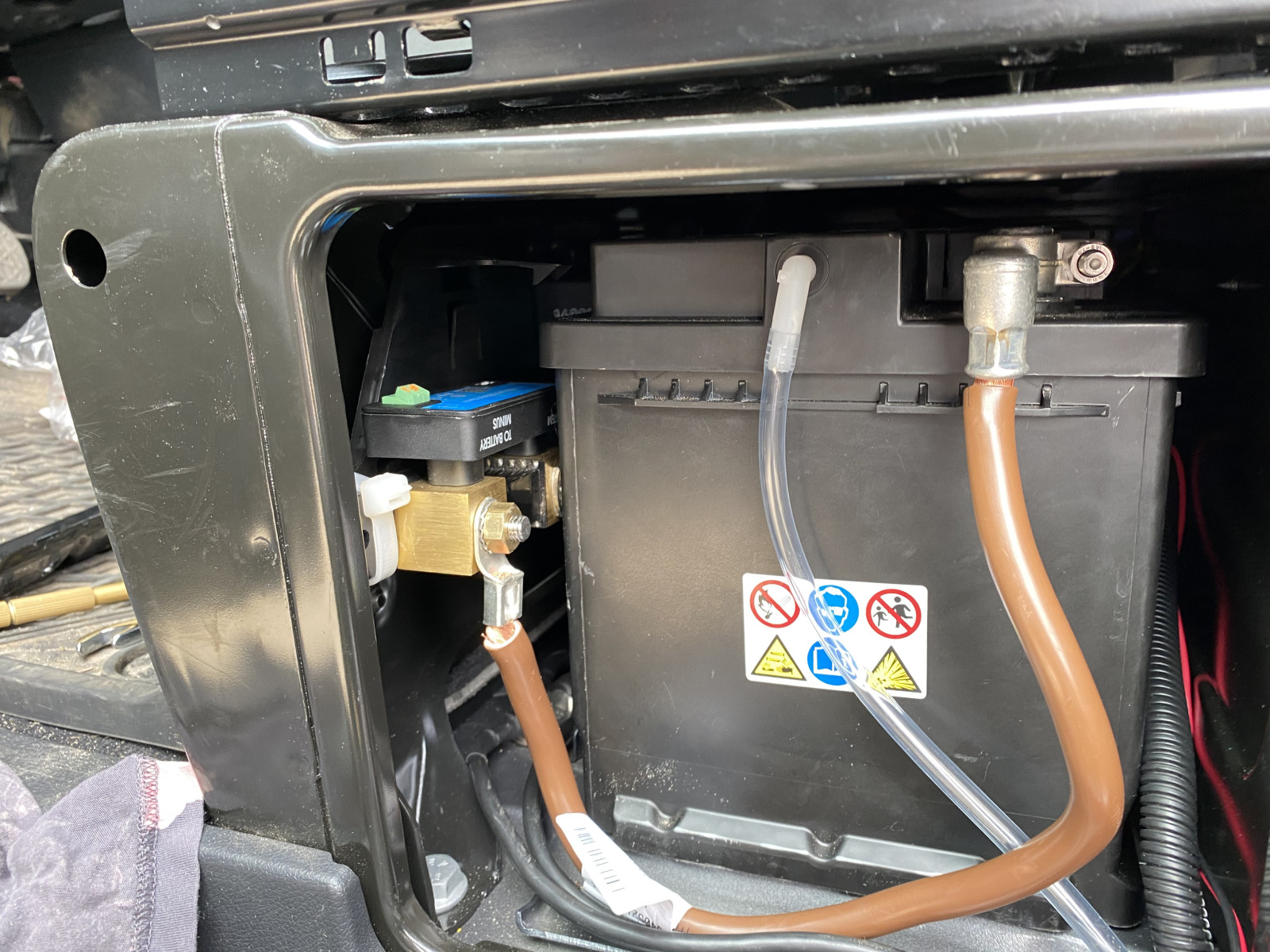 Shunt für Aufbaubatterie