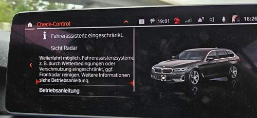 Meldung zum Sicht-Radar