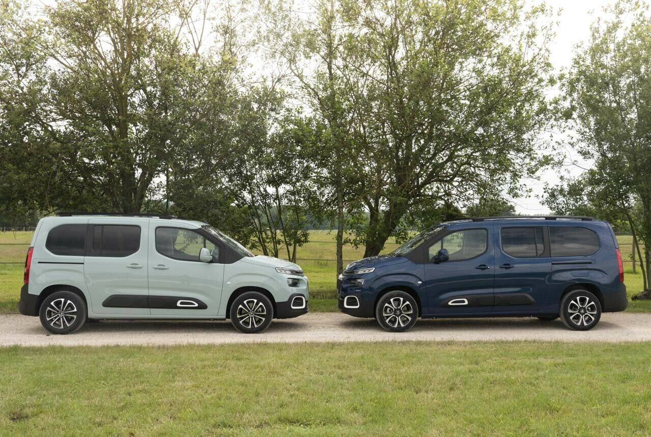 Gleiche Motoren, gleiche Optionen: Sowohl der "normale" M als auch der Citroën Berlingo XL sind mit fünf oder sieben Sitzen erhältlich
