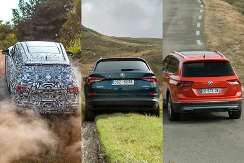 Front- und Heckansichten der Autos sind eigenständig