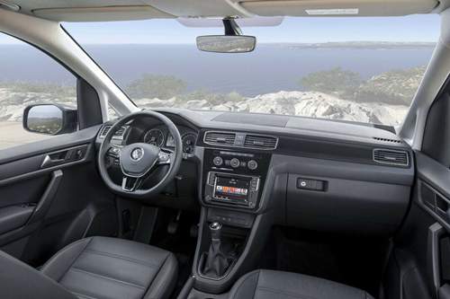 Der Innenraum des neuen VW Caddy