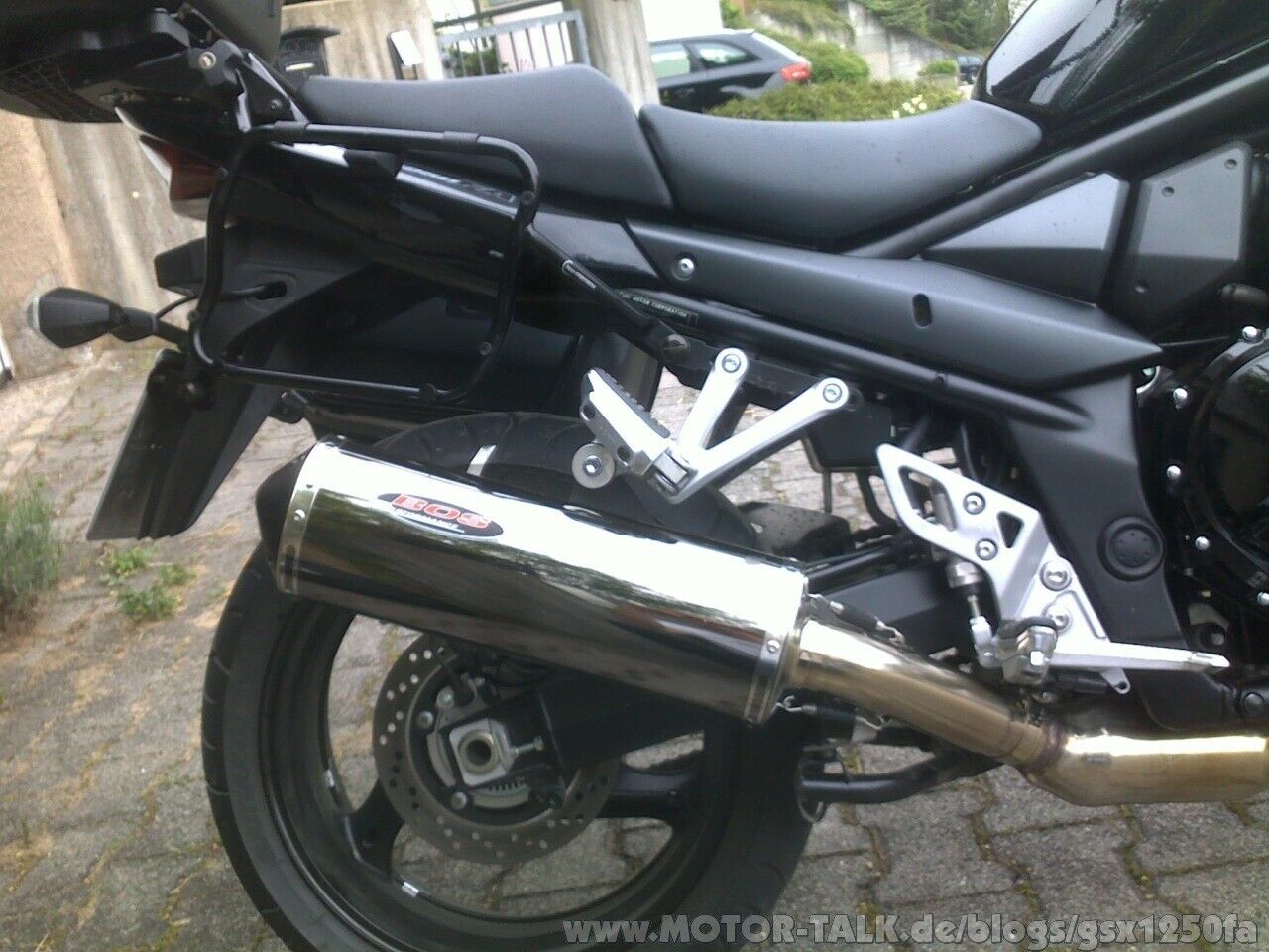 Siggi�s GSX1250FA, schwarz mit leichten Umbauten