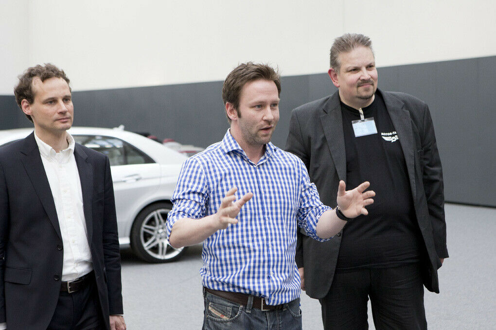 Klaus Frenzel,  Mark Fetherston und MB Dieselmaster