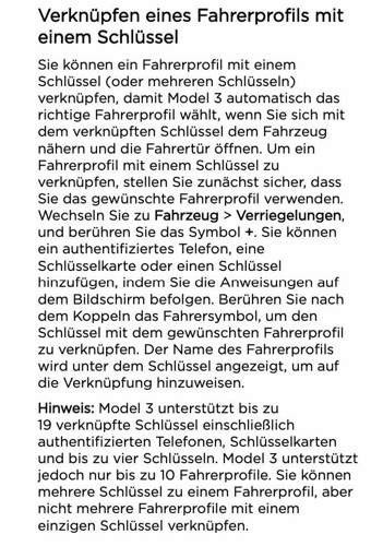Fahrprofilverknüpfung