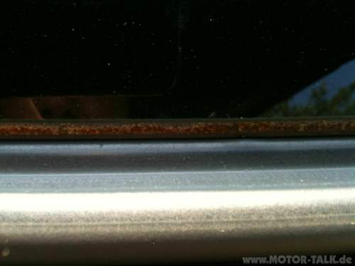 Detailaufnahme Heckscheibe SL