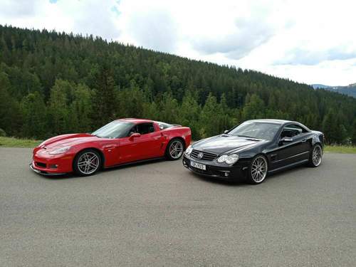 SL65 AMG vs C6 Z06
