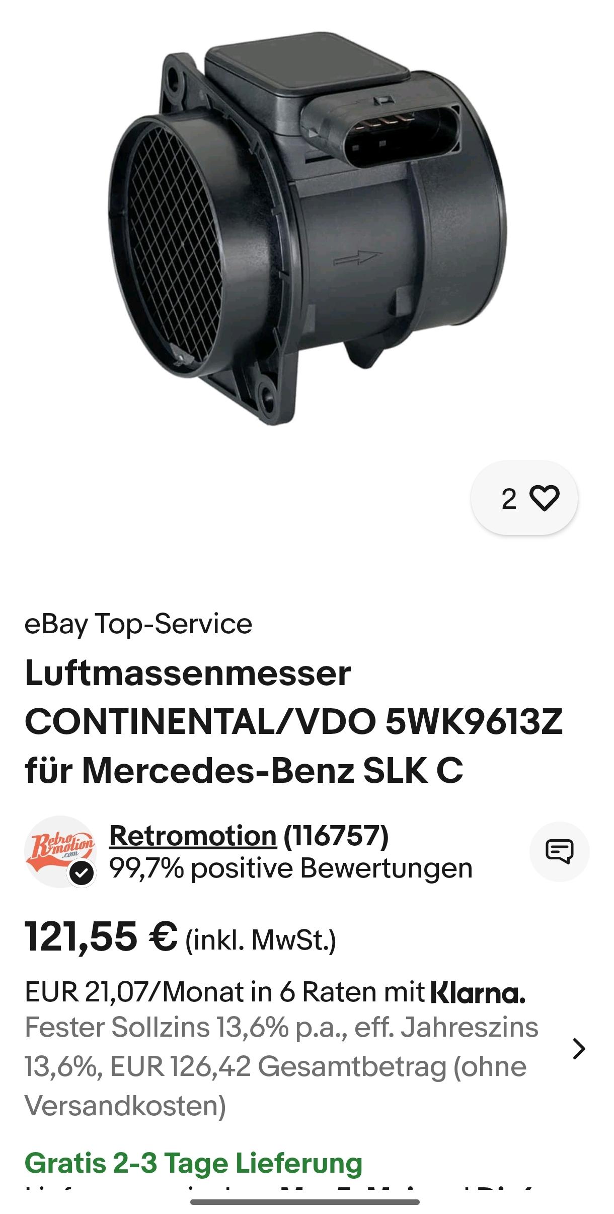 SLK 230K läuft Unrund