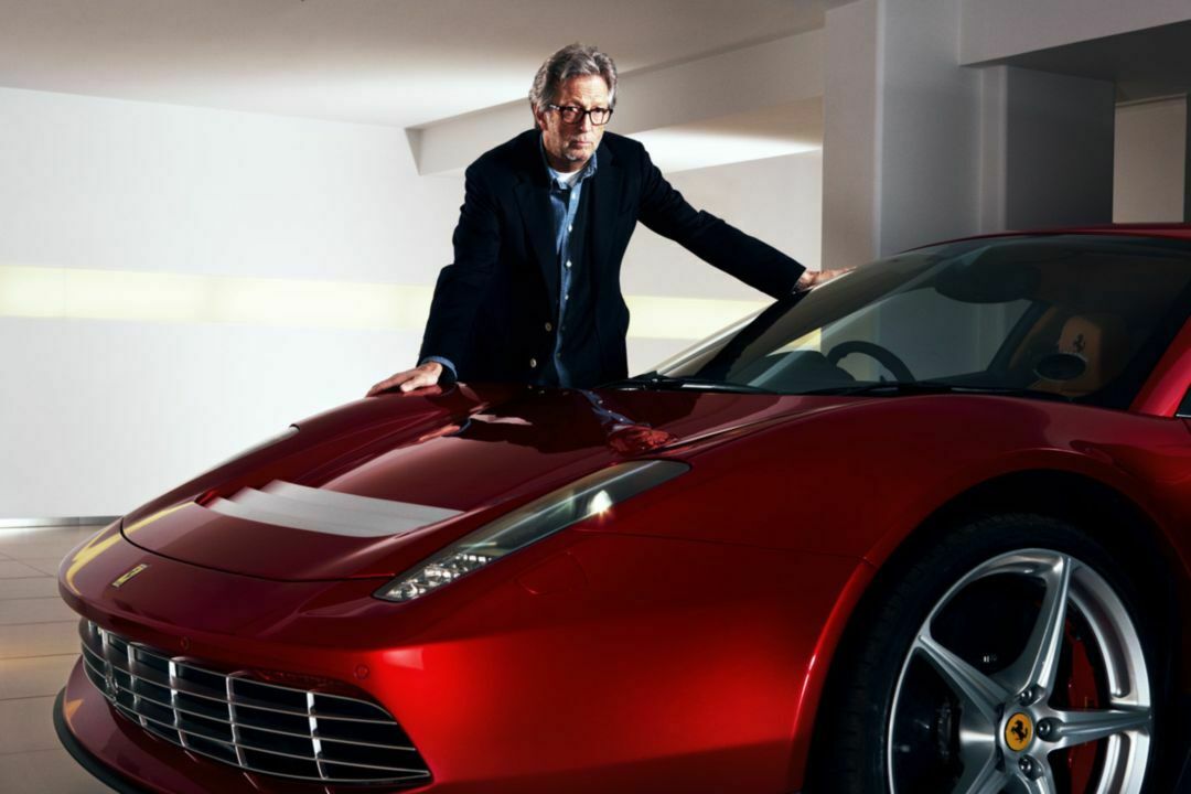 Eric Clapton und sein Ferrari