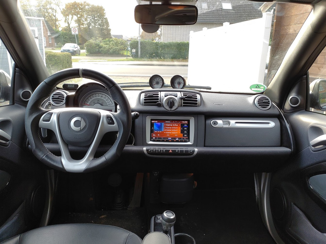 Smart 451 facelift original radiongegen Android 2 din radio