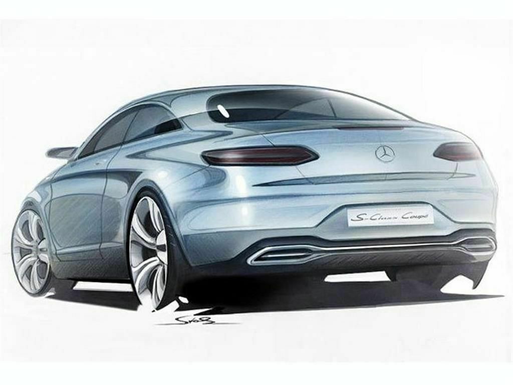Designskizze: Mercedes Concept S-Class Coupé