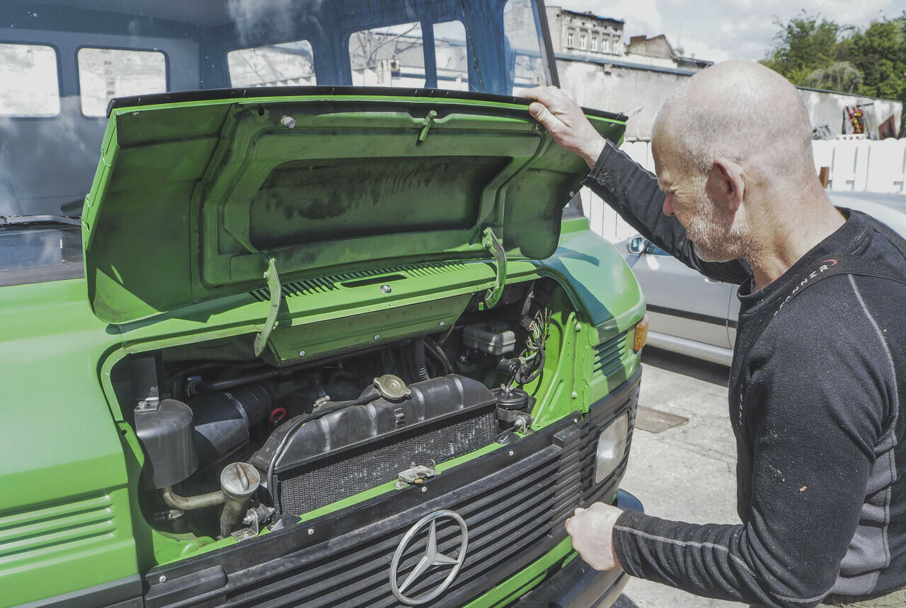 Der alte Diesel ist kein Sprinter, die Spitzengeschwindigkeit liegt bei 80 km/h. Für den Stadtverkehr reicht das locker aus