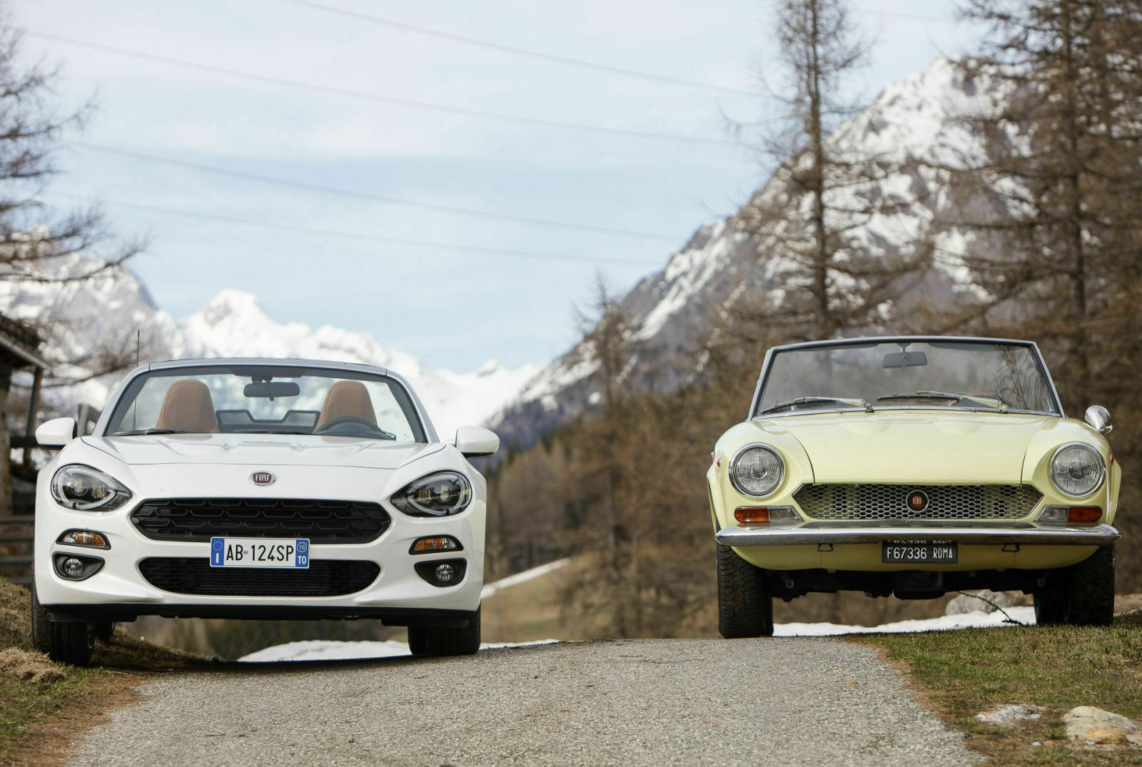 Fiat 124 Spider: Neu und alt nebeneinander