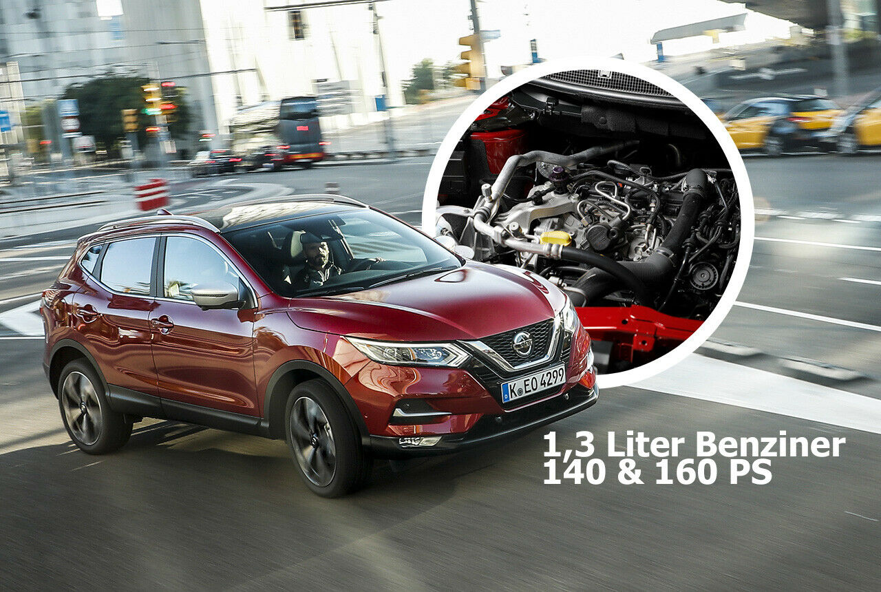Im Vorjahr präsentierte Nissan die geliftete Version des Qashqai. Nun kommen neue Benziner in den Motorraum des erfolgreichen Kompakt-SUV. Wir testeten beide Leistungsstufen des 1,3-Liters und das neue Doppelkupplungsgetriebe
