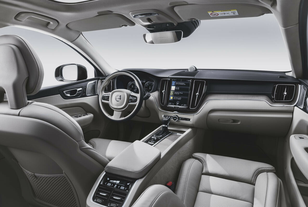 Volvo XC60: Blick in den Innenraum. Die Verarbeitung ist deutlich besser als beim Vorgänger