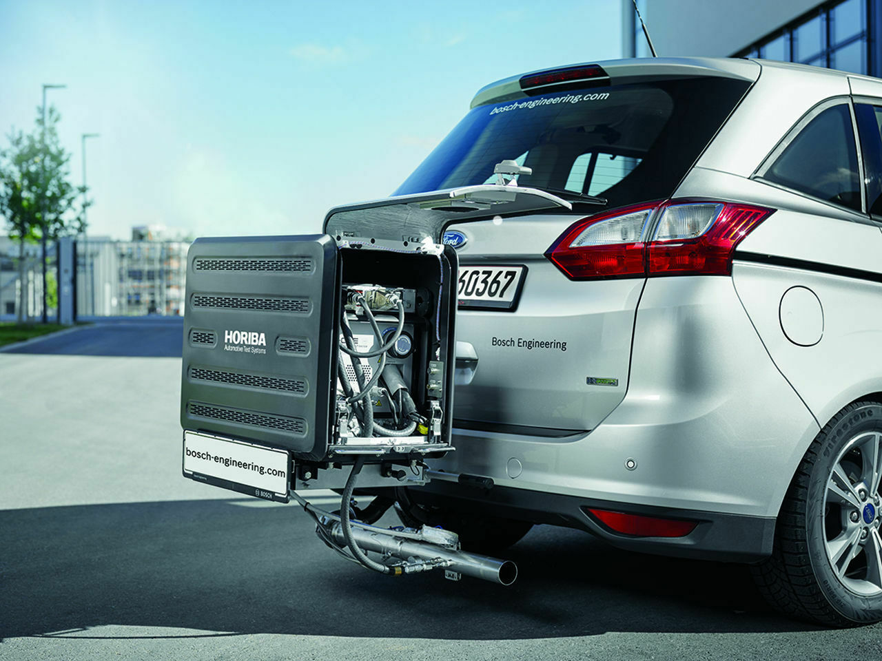 Das Messsystem "Portable Emissions Measurement System" (PEMS) kostet rund 100.000 Euro