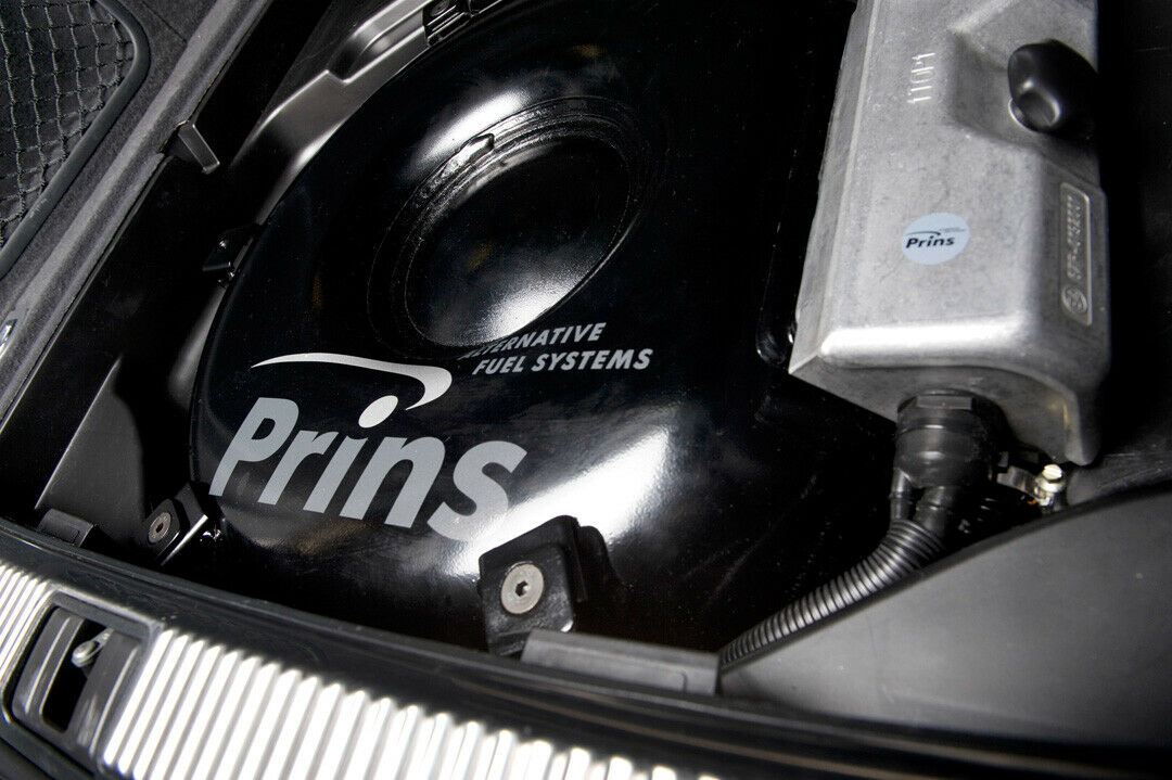 Ein Autogas-Tank in der Reserverad-Mulde